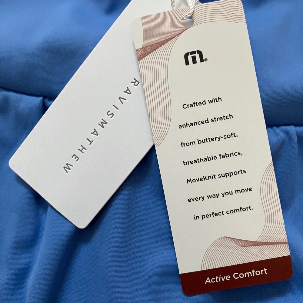 TravisMathew Game Set Match Skort Women's Granada Blue Size Small NWT - Picture 3 of 15